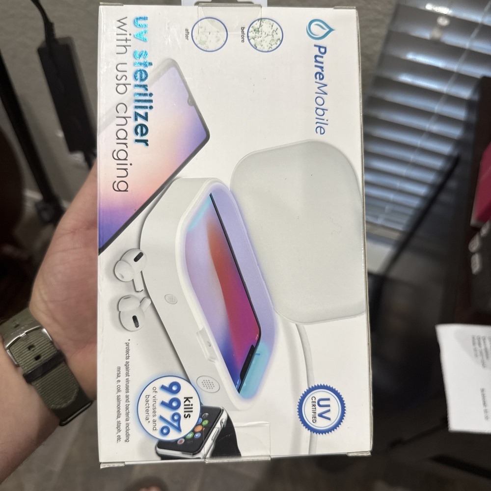 Vivitar Pure Mobile UV Sterilizer With USB Charging